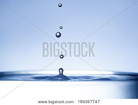 Drop Of Ink Falling
