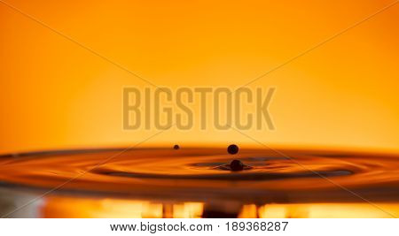 Drop Of Ink Falling