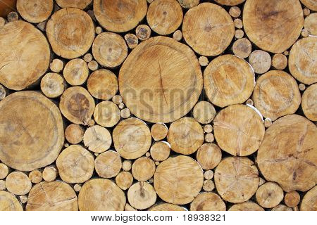 Stacked Logs Background