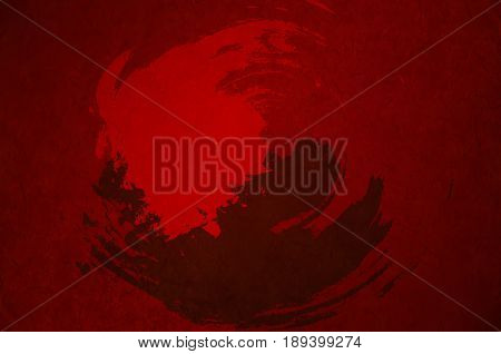 red dark background with liight center. Abstract background