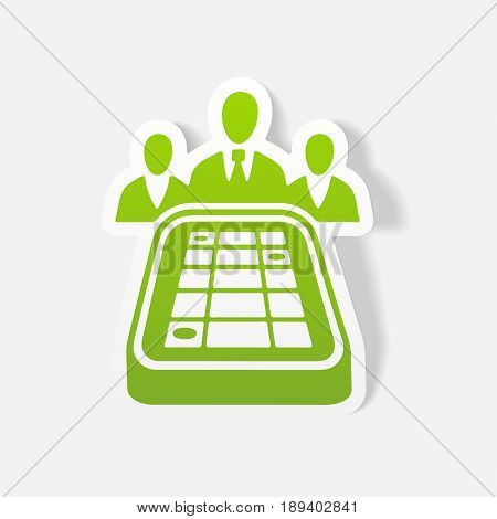 It is a realistic design element game craps