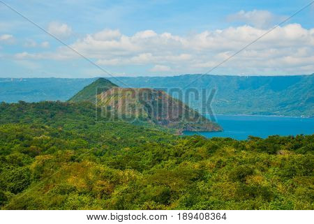 Taal Volcano On Luzon Island North Of Manila, Philippines