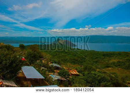 Taal Volcano In Tagaytay, Philippines