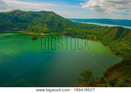 Taal Volcano In Tagaytay, Philippines