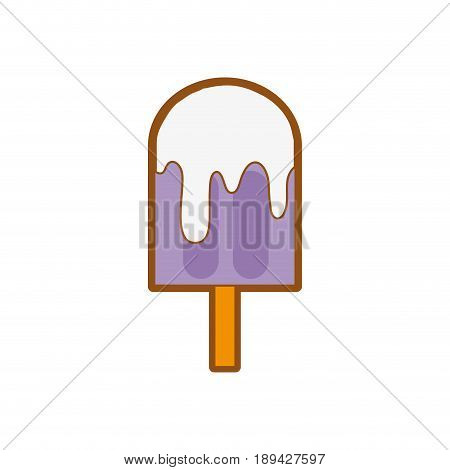 delicious and refreshing ice polly to summer day vector illustration