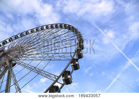 The Big Wheel (Roue de Paris) at Place de la Concorde Paris France