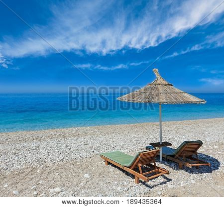 Summer Morning Beach.