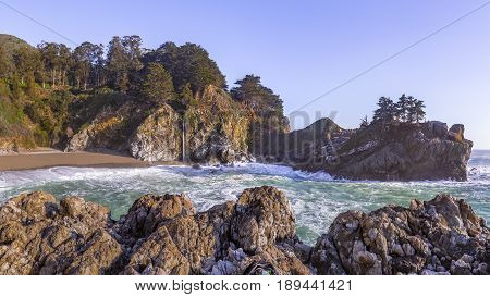 The cove shot near the end of the day