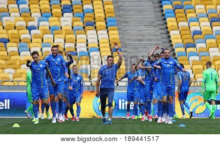 Training Session Of Ukraine National Football Team In Kyiv