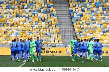 Training Session Of Ukraine National Football Team In Kyiv