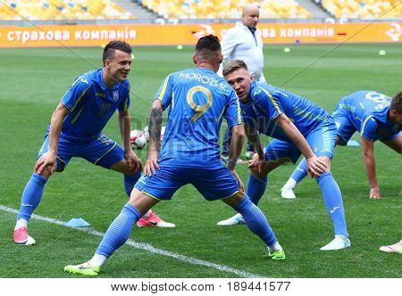 Training Session Of Ukraine National Football Team In Kyiv