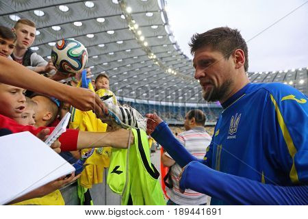 Training Session Of Ukraine National Football Team In Kyiv
