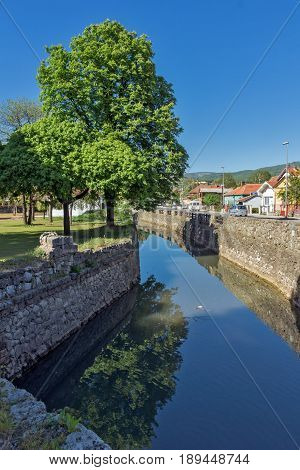 PIROT, SERBIA -16 APRIL 2016: Amazing view of Pirot Fortress, Republic of Serbia