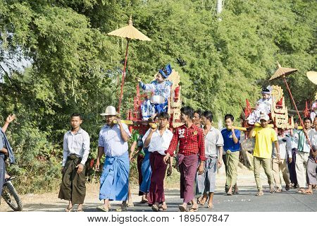 Shinbyu Or Novitiation Ceremony
