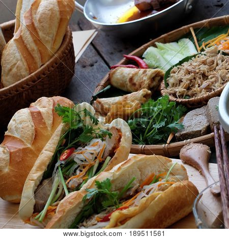 Vietnamese Food, Banh Mi Thit