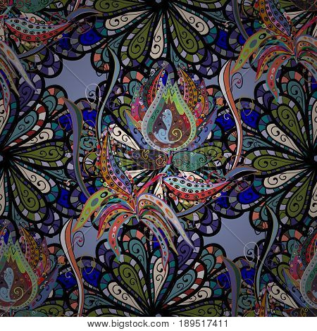 Vector Cute Pattern In Small Flower. The Elegant The Template For Fashion Prints. Spring Floral Back