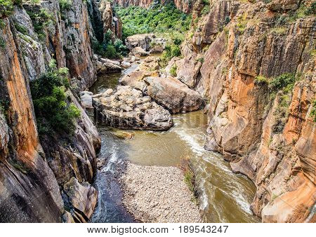 Landscape At The Blyde River Canyon, Bourke’s Luck Potholes