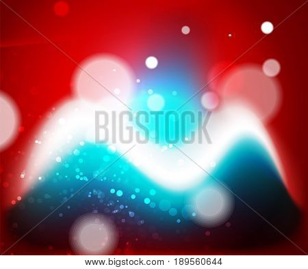 Shiny wave, magic light efffect abstract background