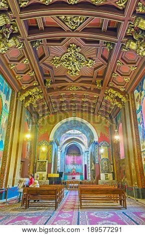 The Prayer Hall Of Armenian Cathedral