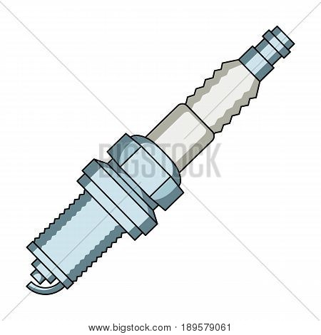 Car electric candle.Car single icon in cartoon style vector symbol stock illustration .