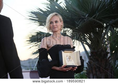 Diane Kruger, best actress for her part in the movie 'In The Fade' (Aus Dem Nichts), attends the Palme D'Or Winner Photocall during the 70th Festival de Cannes. May 28, 2017 Cannes, France