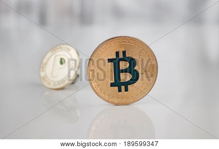 Gold Bitcoin Coin