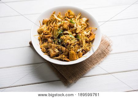 Kathal ki Sukhi Sabzi or jackfruit vegetable recipe of fanas chi bhaji or phanas ki sabzi