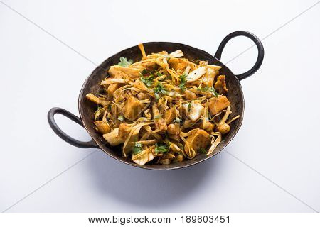 Kathal ki Sukhi Sabzi or jackfruit vegetable recipe of fanas chi bhaji or phanas ki sabzi