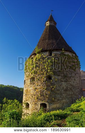 The Pottery Tower of Kamyanets Podilskiy Ukraine.