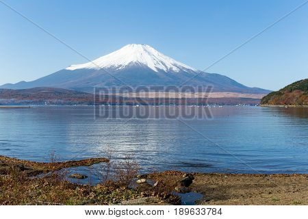 Lake Yamanaka and Mountain Fuji