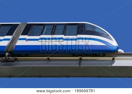 Monorail Train Against Sky