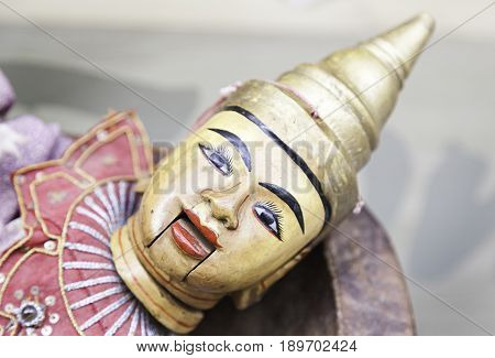 Former Indian Puppet Detail Of Ancient Oriental Figure Crafts And Fun