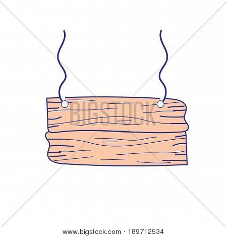nice retangular wood emblem design vector illustration