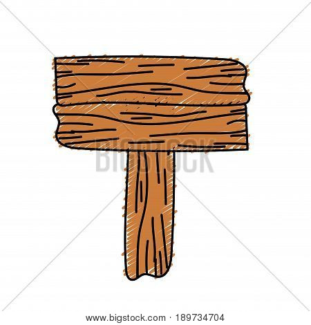 nice retangular wood emblem design vector illustration
