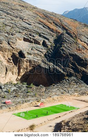 In Oman  The Old Mountain     Gorge