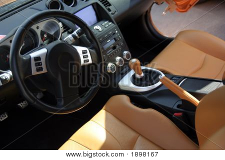 Moderní sportovní Interiér vozu