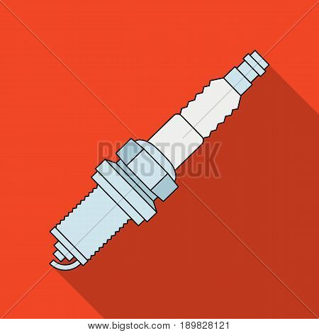 Car electric candle.Car single icon in flat style vector symbol stock illustration .