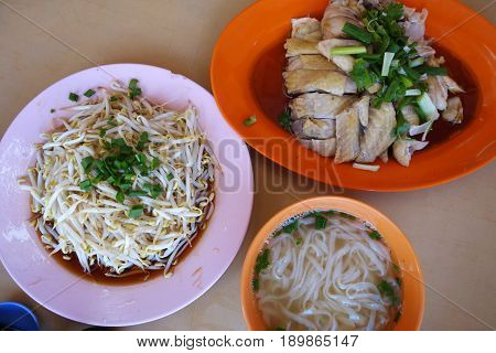 Ipoh traditional food Chicken Hor Fun. Chinese food
