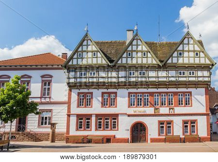 Town Hall On The Central Square Of Blomberg