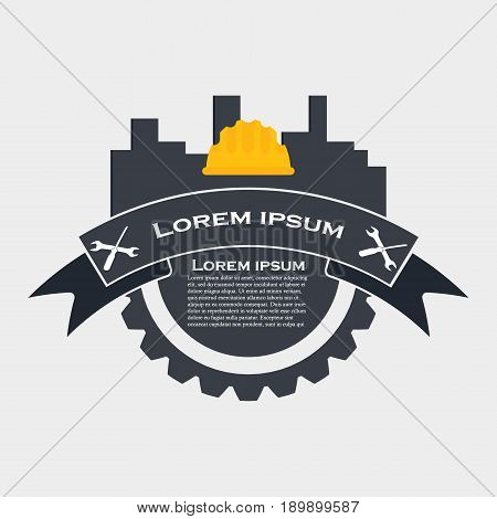 House Abstract Countryside Design Template Icon For Home Repairs
