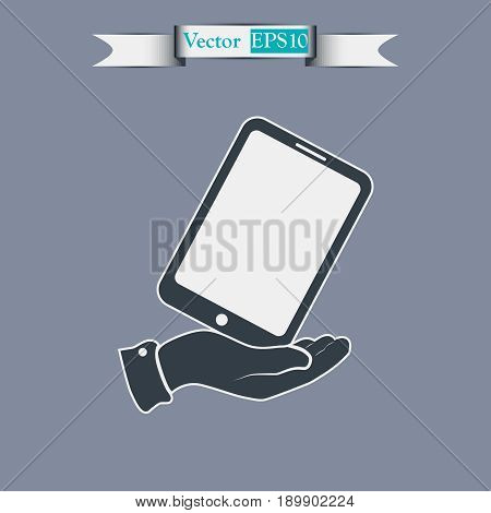 Set of electronic devices icon, vector illustration. Flat design style