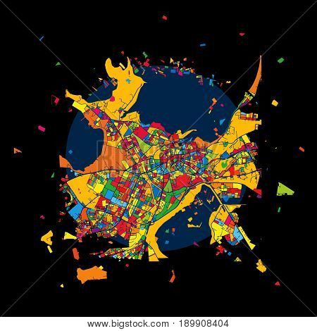 Tallinn, Estonia, Colorful Artmap