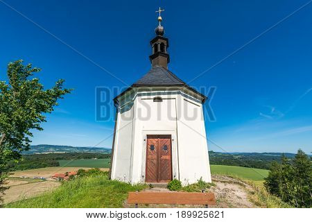 Chapel of St. Anne on Vysker hill in Bohemian Paradise.
