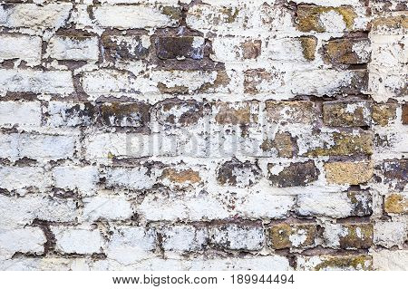 Pattern Of An Old Brick Wall