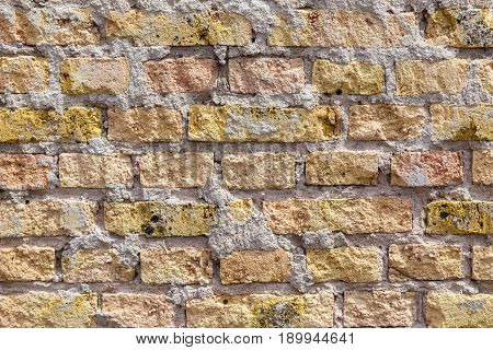 Pattern Of An Old Brick Wall