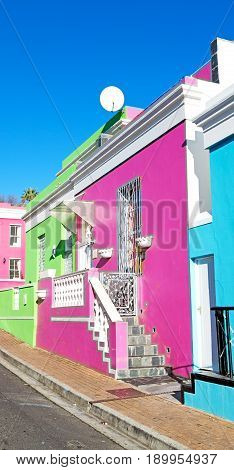 In  South Africa  Cape Town Antique Muslim Quarter