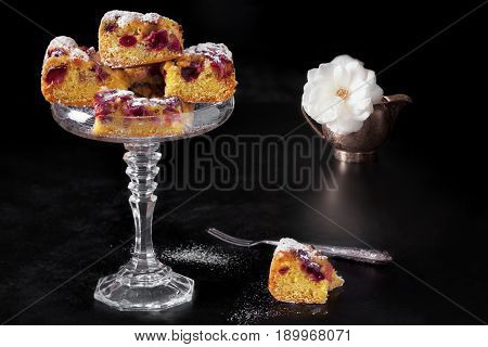 Cherries Plumcake