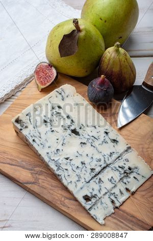 Gorgonzola Picant Italian Blue Cheese, Made From Unskimmed Cow's Milk In North Of Italy