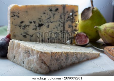 Gorgonzola Picant And Dolce Italian Blue Cheese, Made From Unskimmed Cow's Milk In North Of Italy
