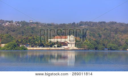 Beautiful resort by Mandovi river in Goa
